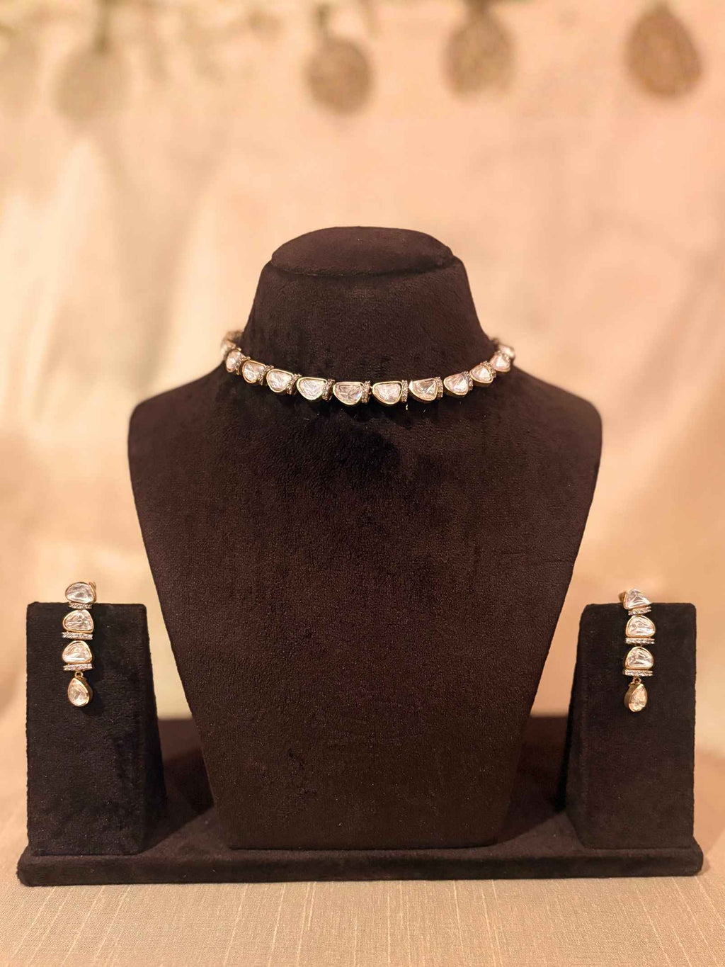 Amanat Polki Necklace Set