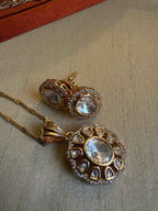 Gul Polki Pendant Set