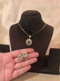 Gul Polki Pendant Set