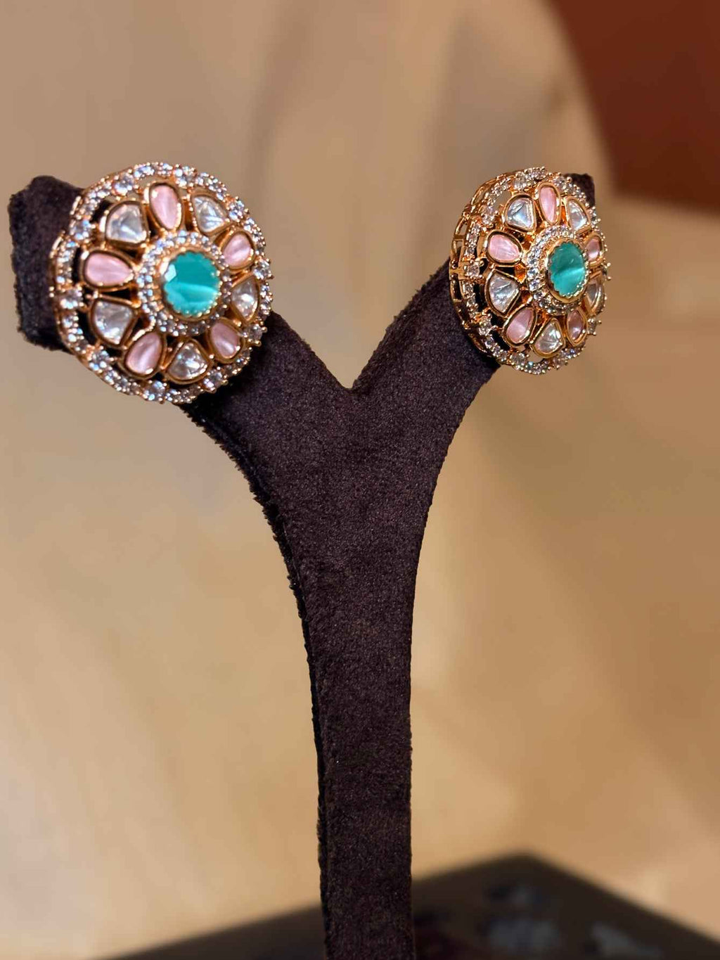 Khwaaish Polki Studs