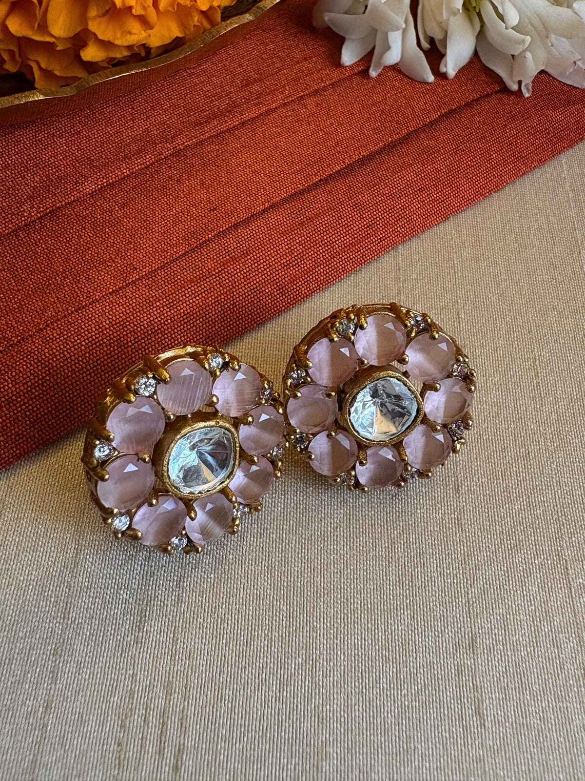 Meher Moissanite Earrings