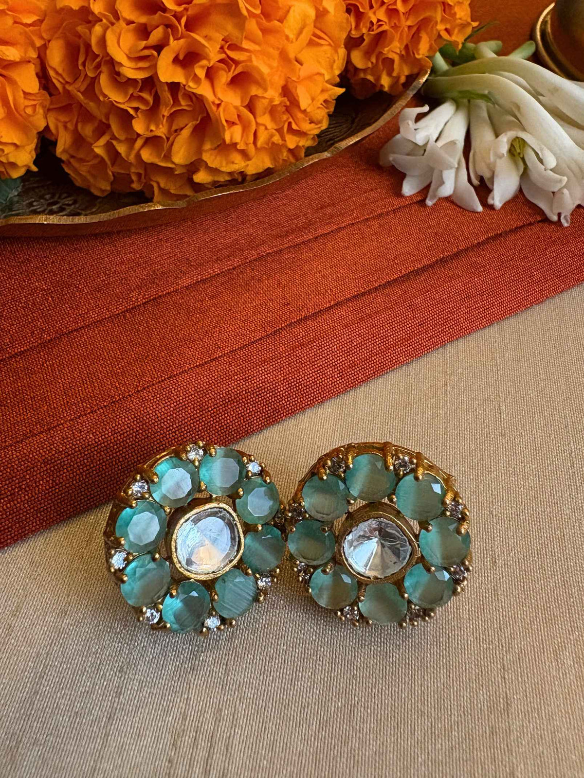 Meher Moissanite Earrings