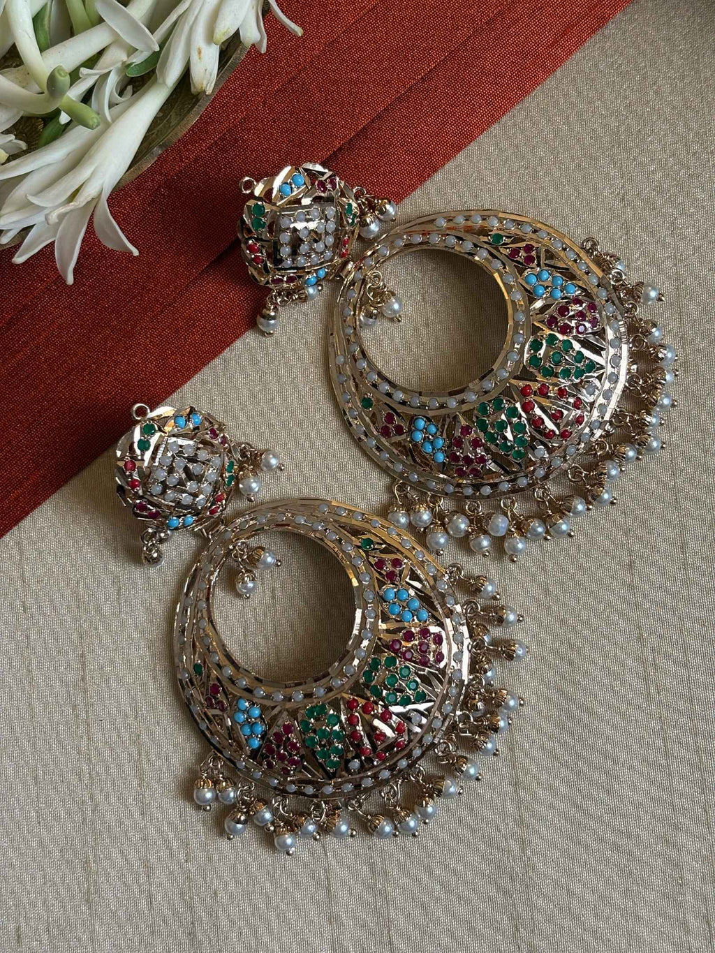 Mizaj Jadau Earrings