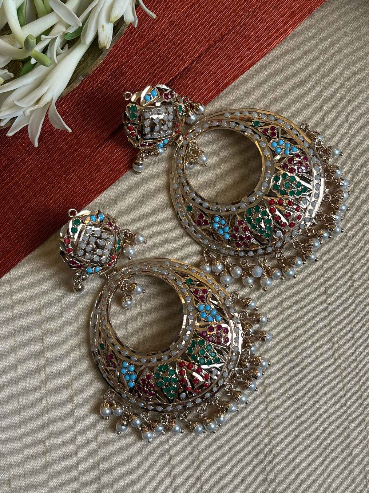 Mizaj Jadau Earrings