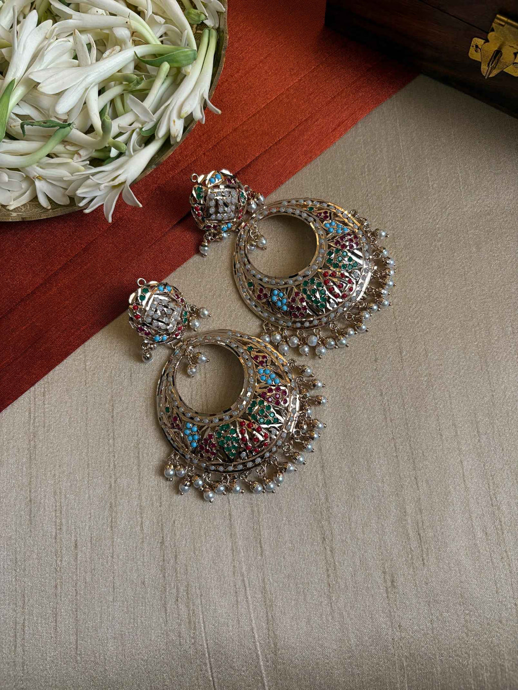 Mizaj Jadau Earrings