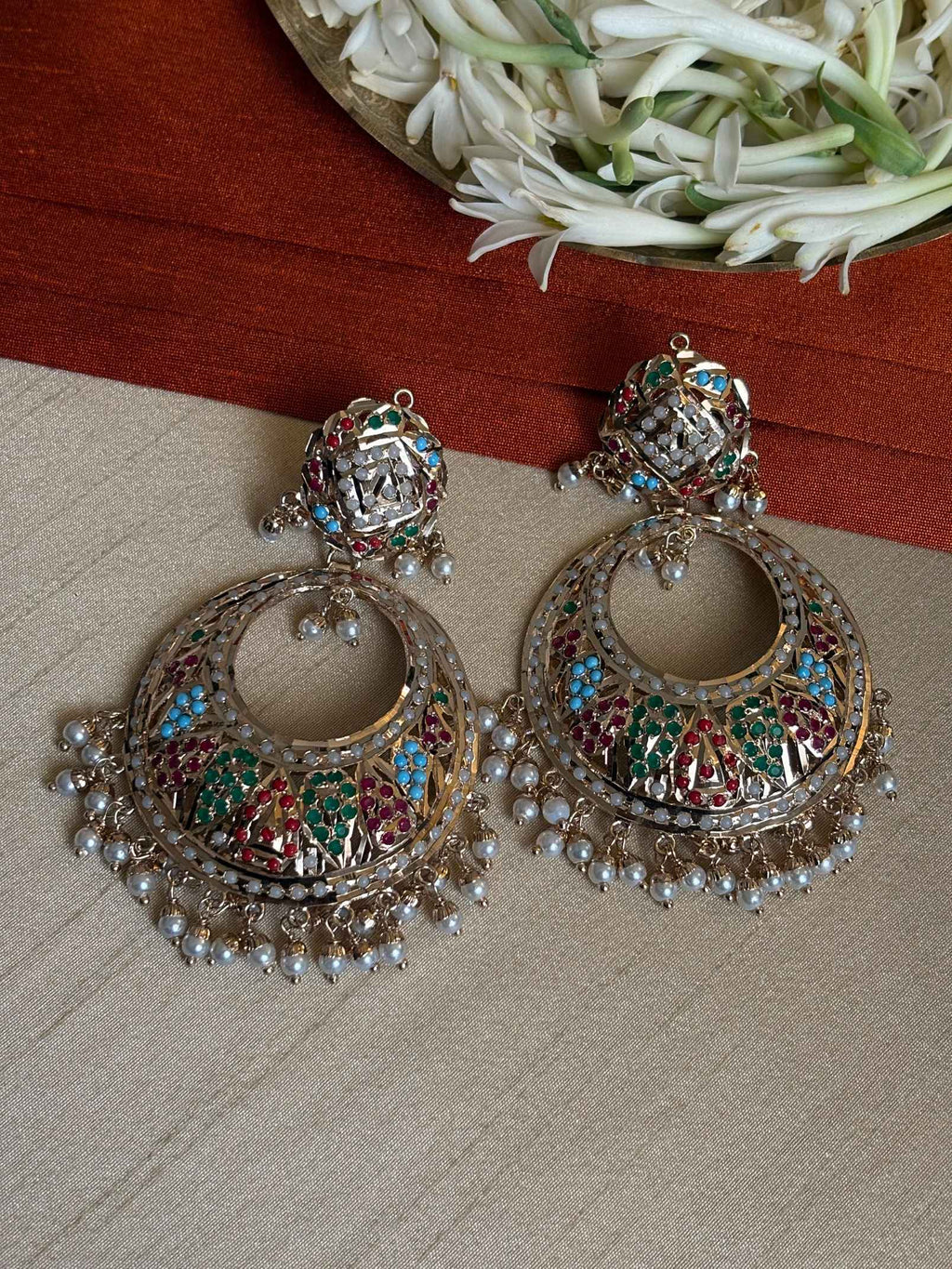 Mizaj Jadau Earrings