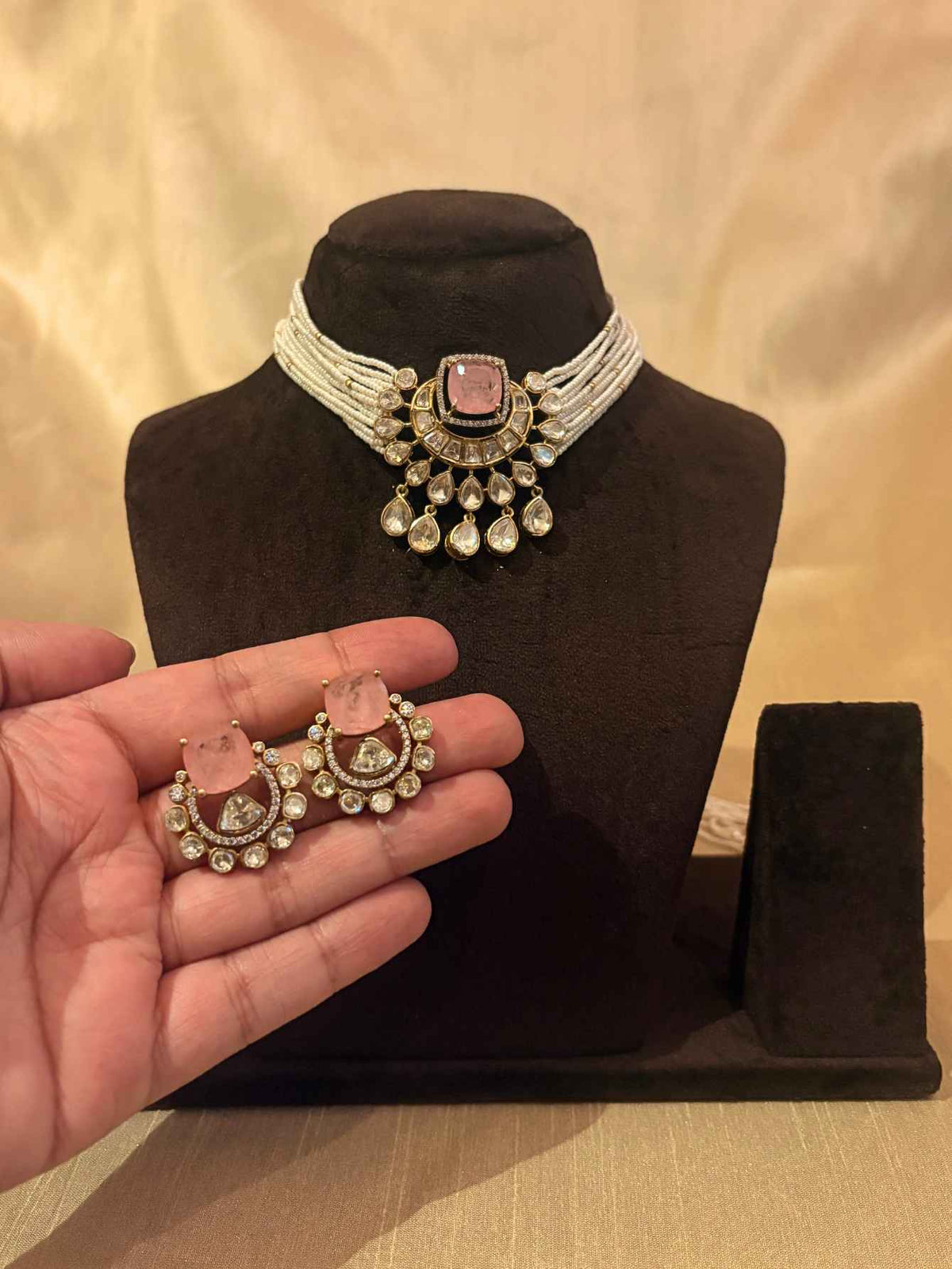 Nazakat Polki Necklace Set