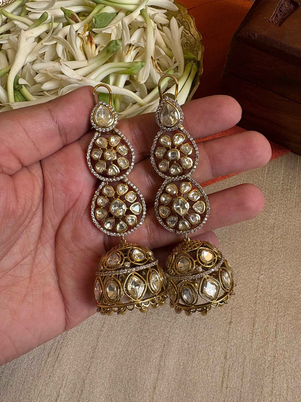 Noor Polki Earrings