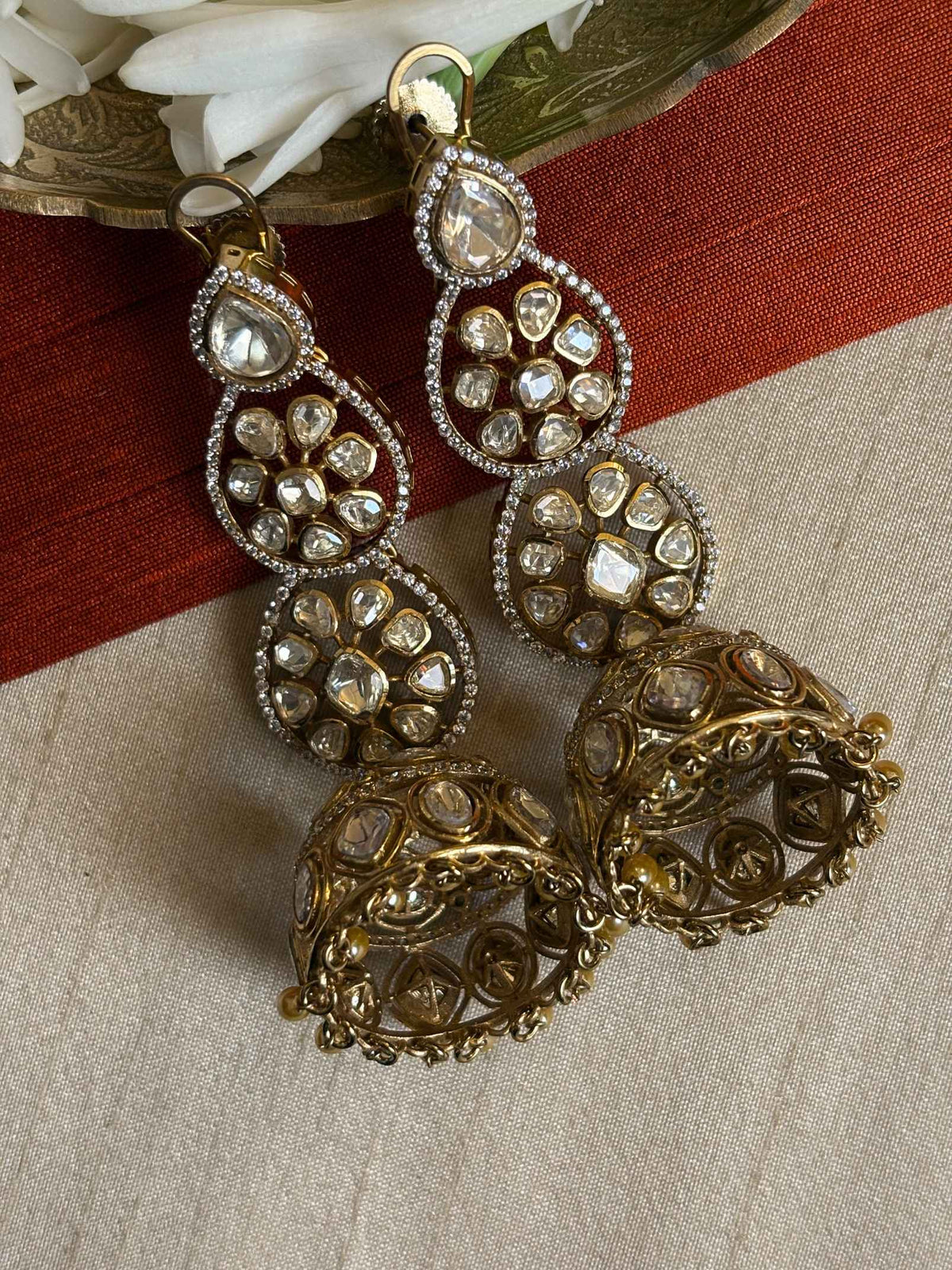 Noor Polki Earrings