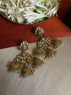 Riwaayat Antique Gold Earrings