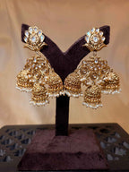 Riwaayat Antique Gold Earrings