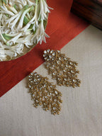 Sajda Antique Gold Earrings