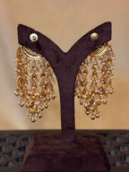 Sajda Antique Gold Earrings