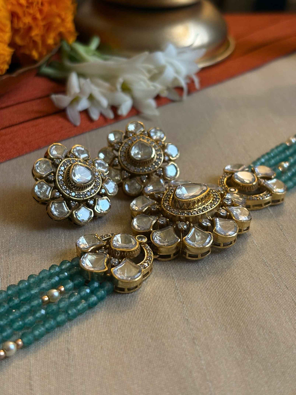 Silsila Polki Necklace Set