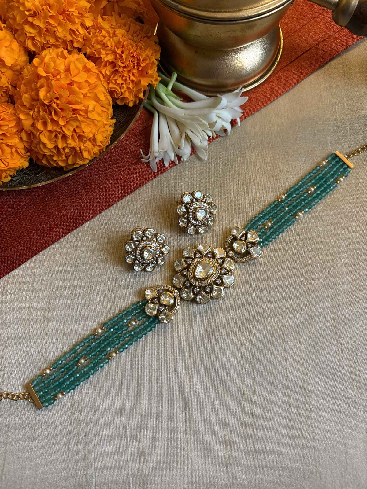 Silsila Polki Necklace Set