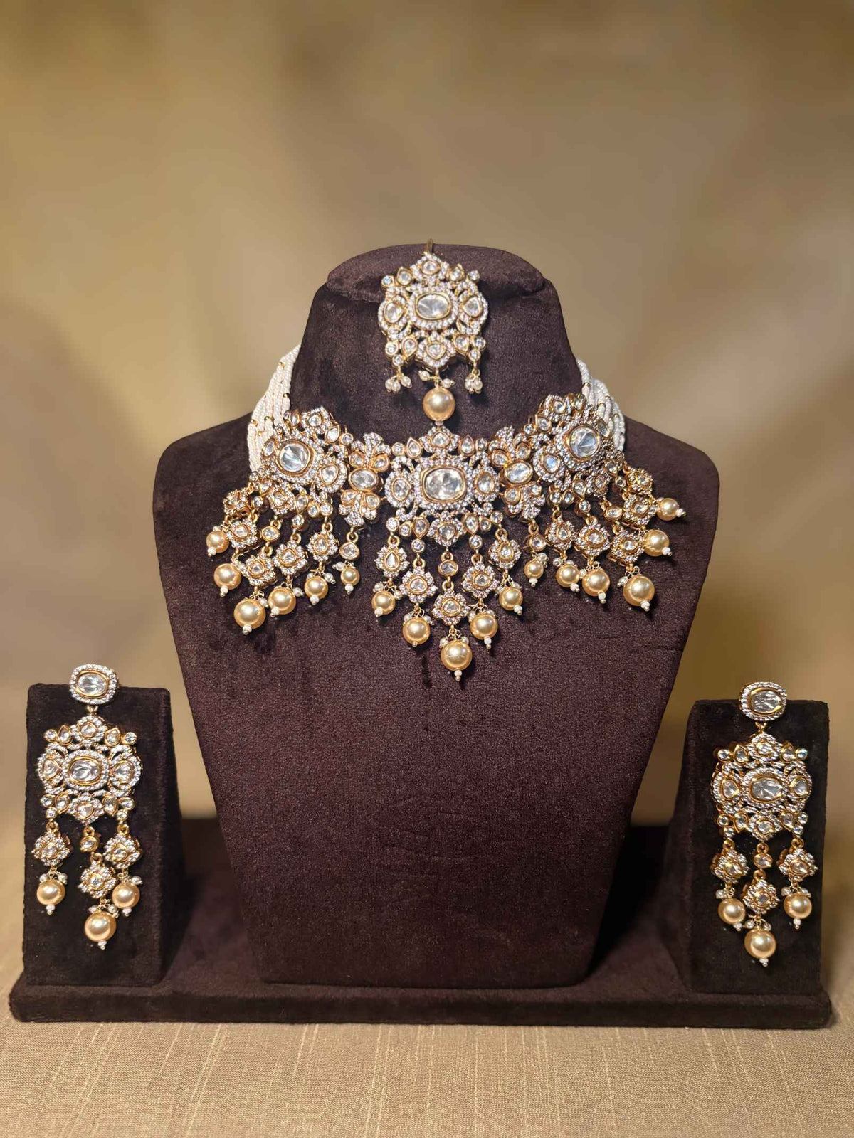 Talluq Polki Necklace Set