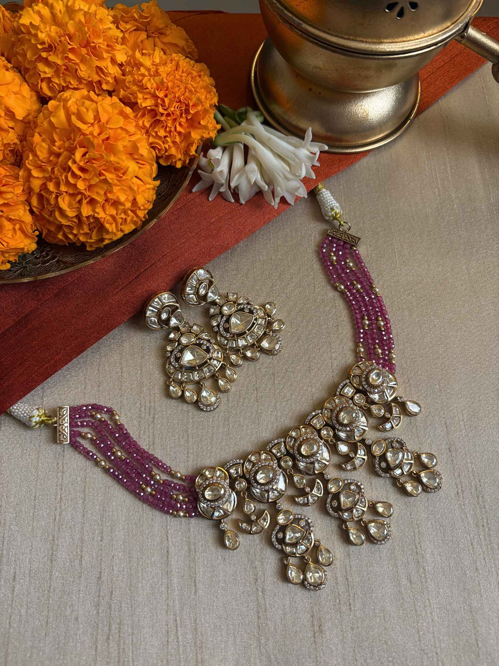 Tamanna Polki Necklace Set