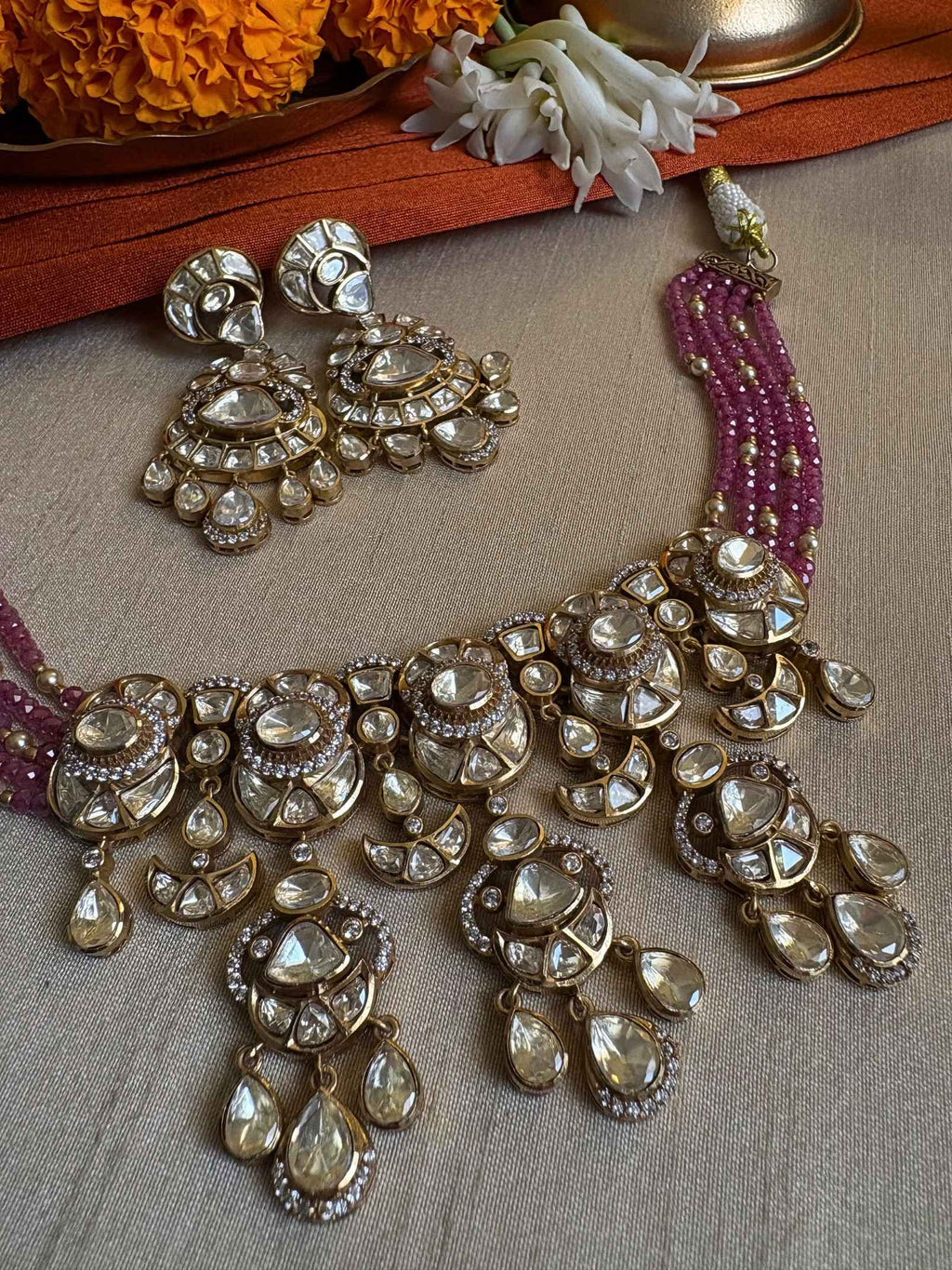 Tamanna Polki Necklace Set