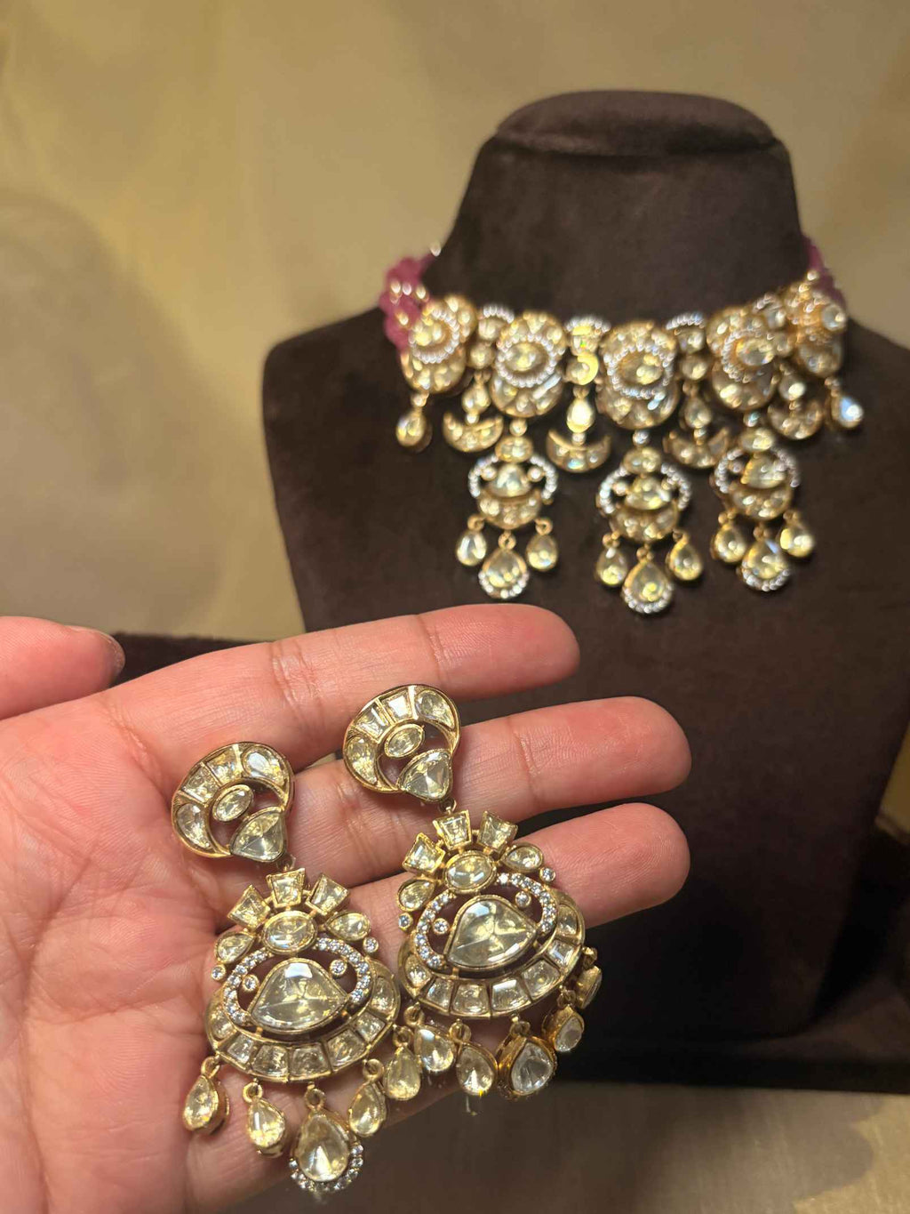 Tamanna Polki Necklace Set
