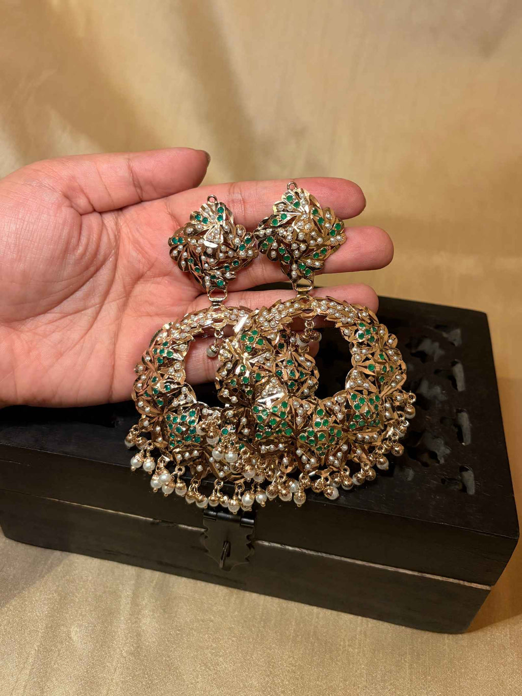 Wafa Jadau Earrings