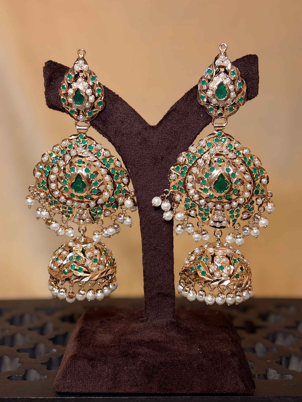 Alfaaz Jadau Earrings