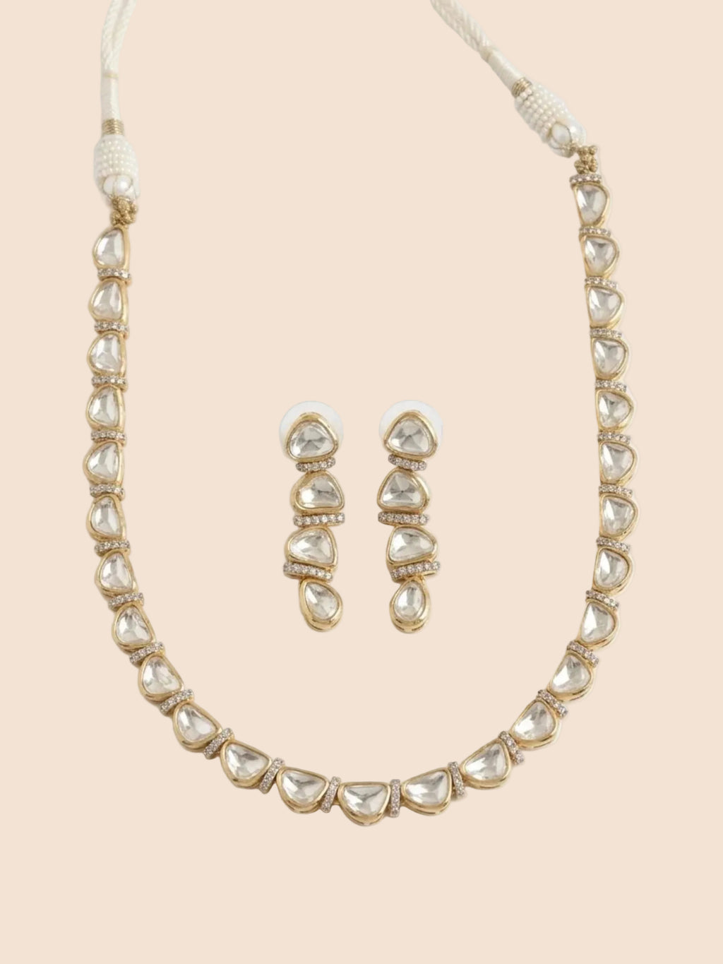 Amanat Polki Necklace Set