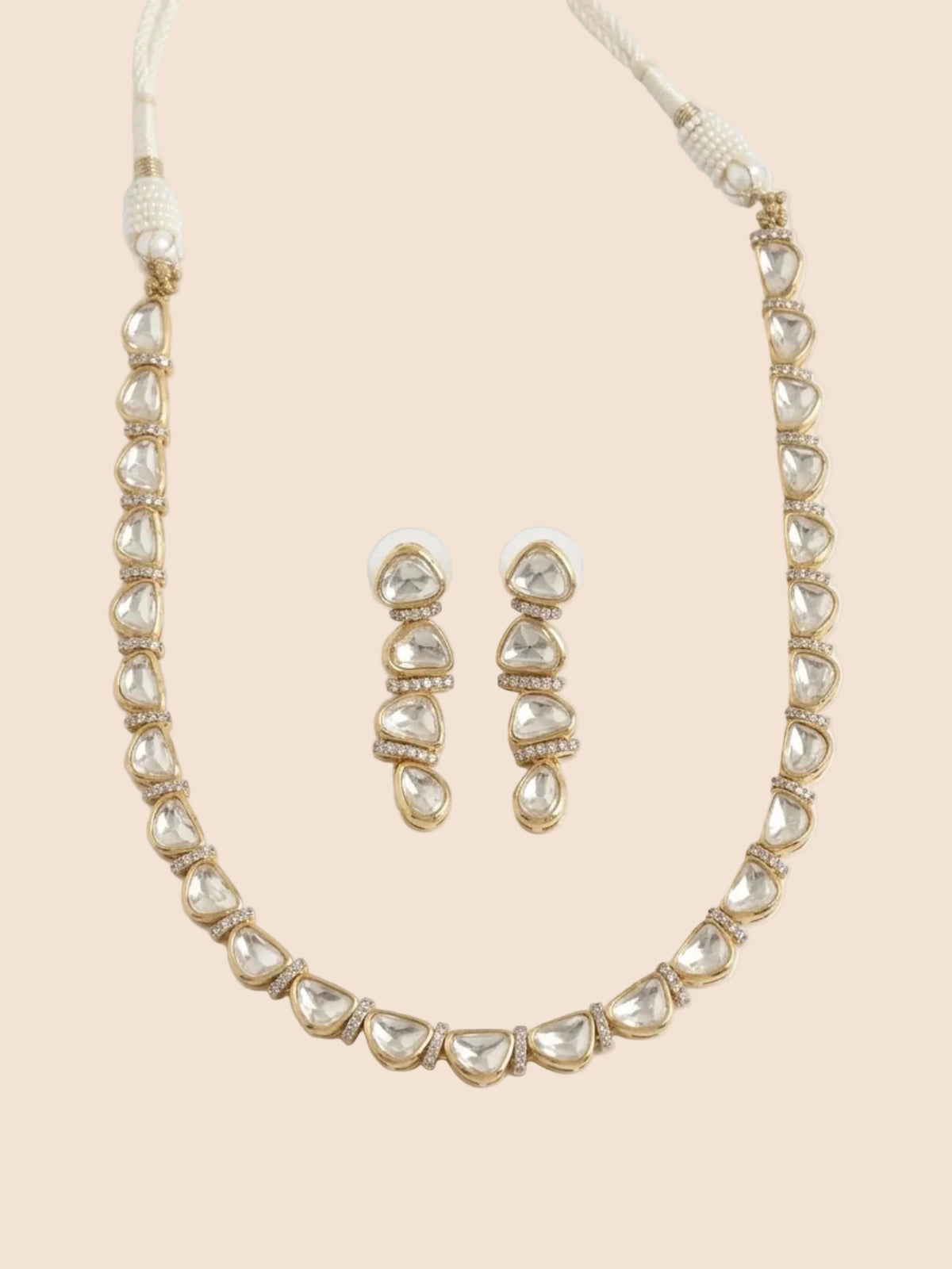 Amanat Polki Necklace Set