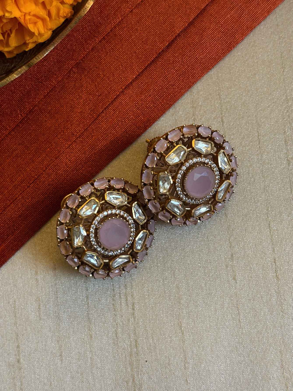 Rooh Polki Studs