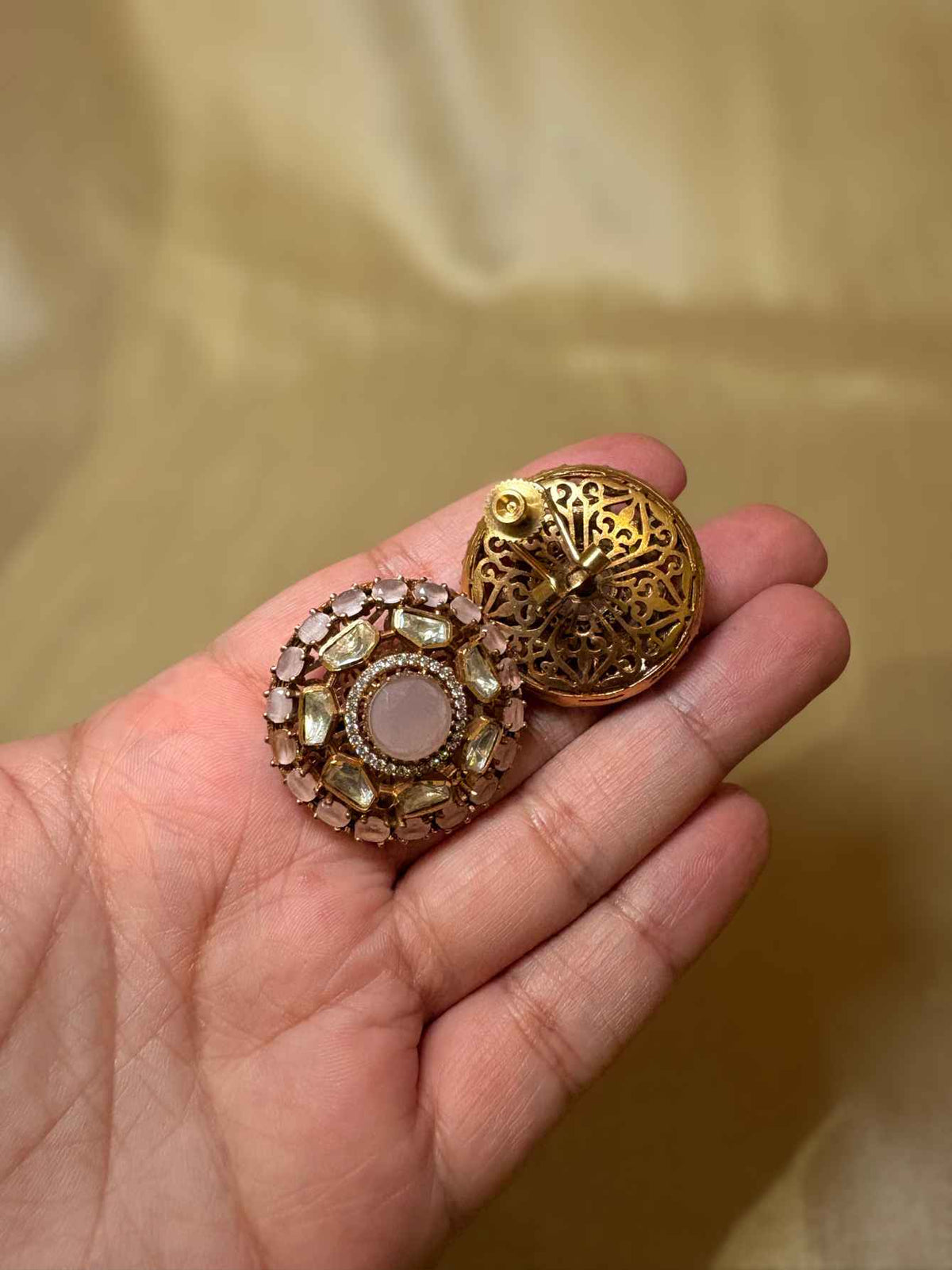 Rooh Polki Studs