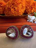 Saaj Moissanite Studs