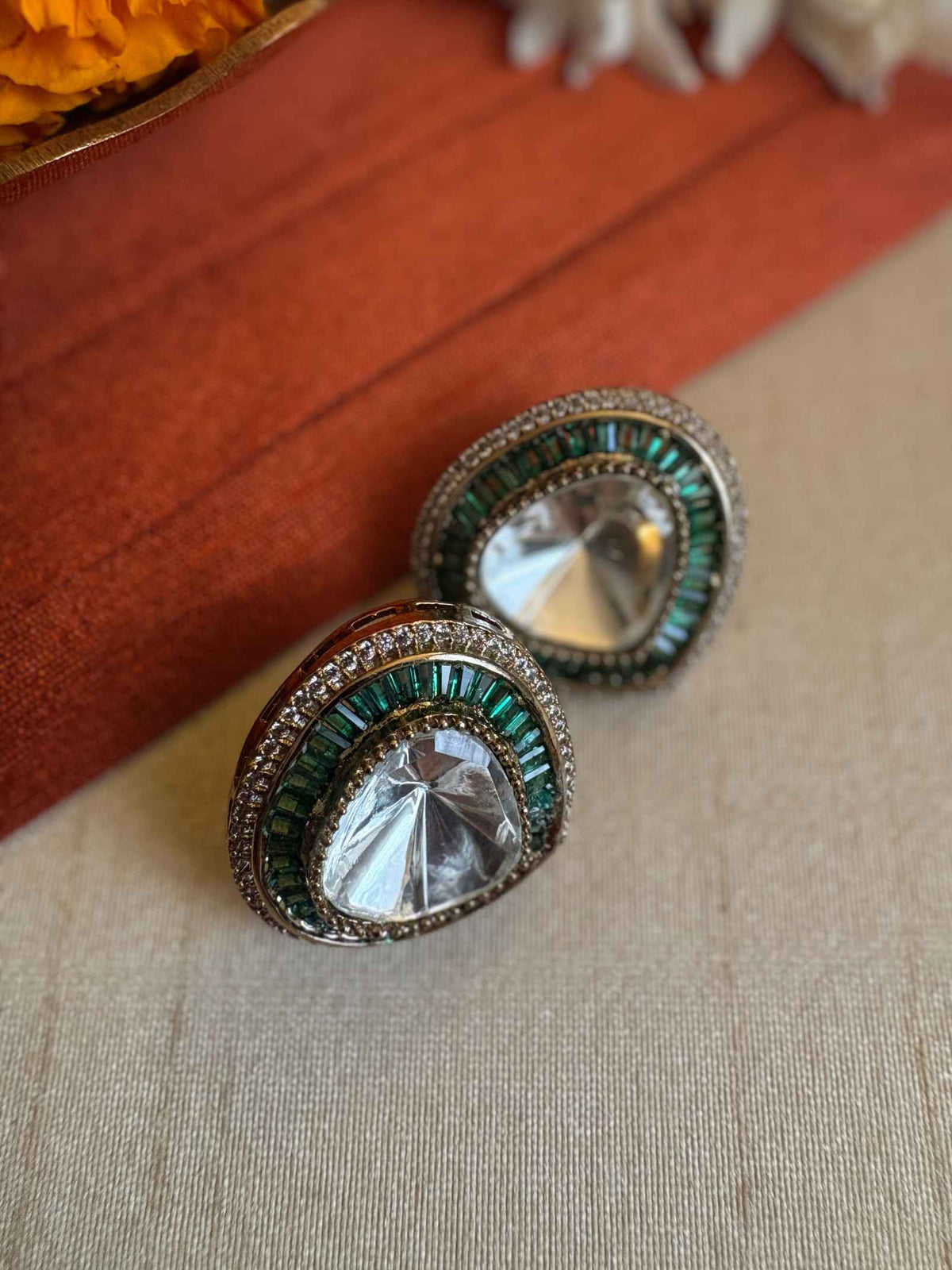 Saaj Moissanite Studs