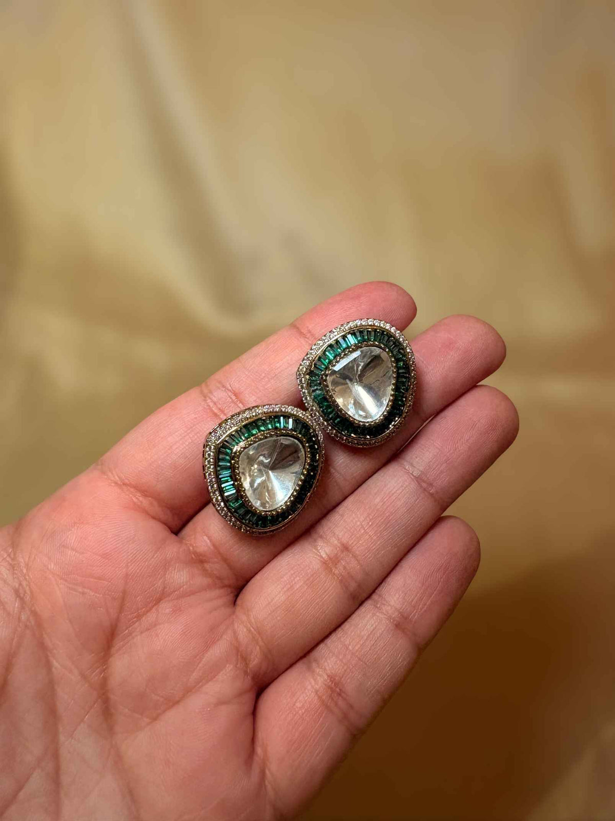 Saaj Moissanite Studs