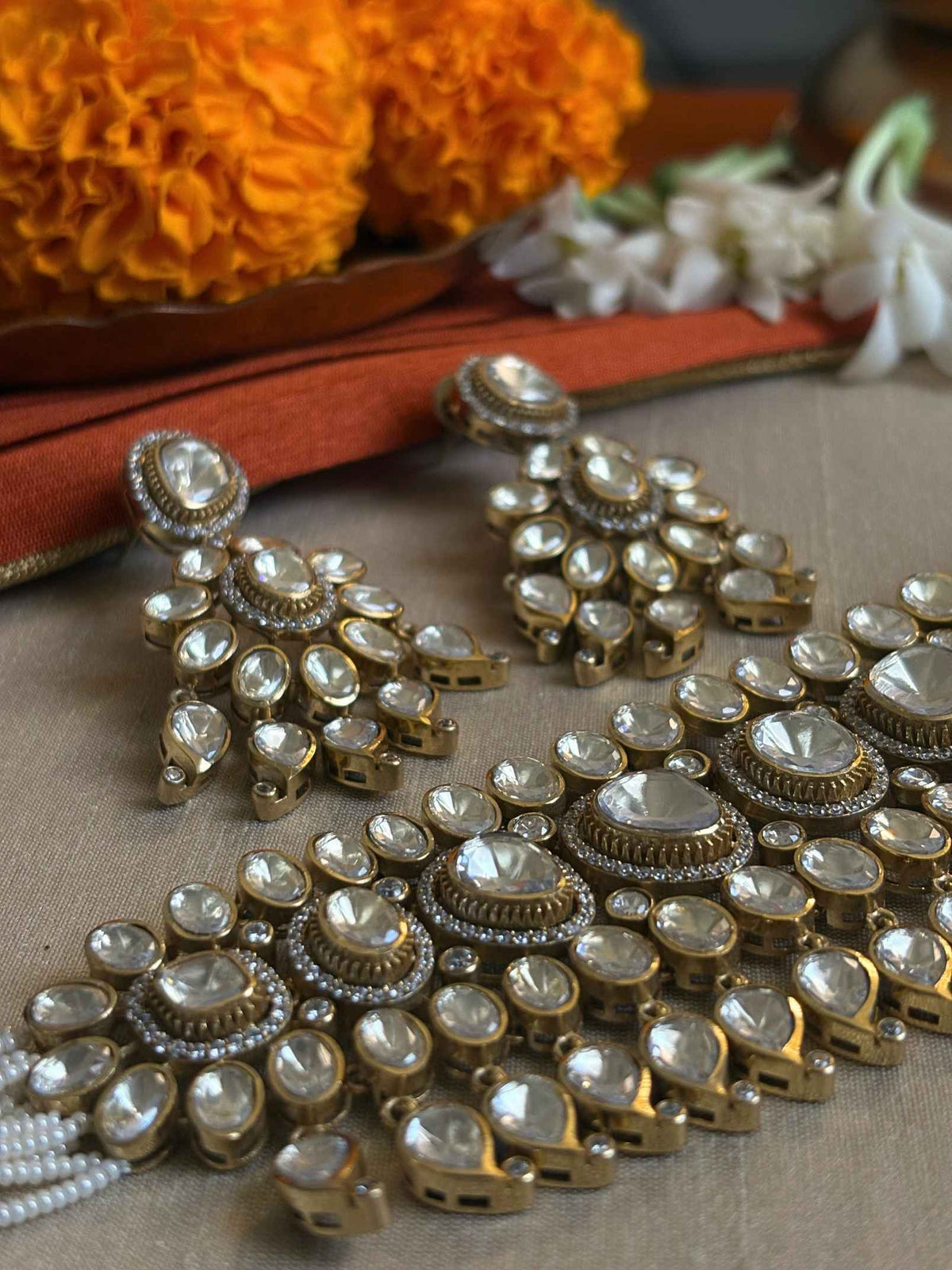 Wajood Polki Necklace Set
