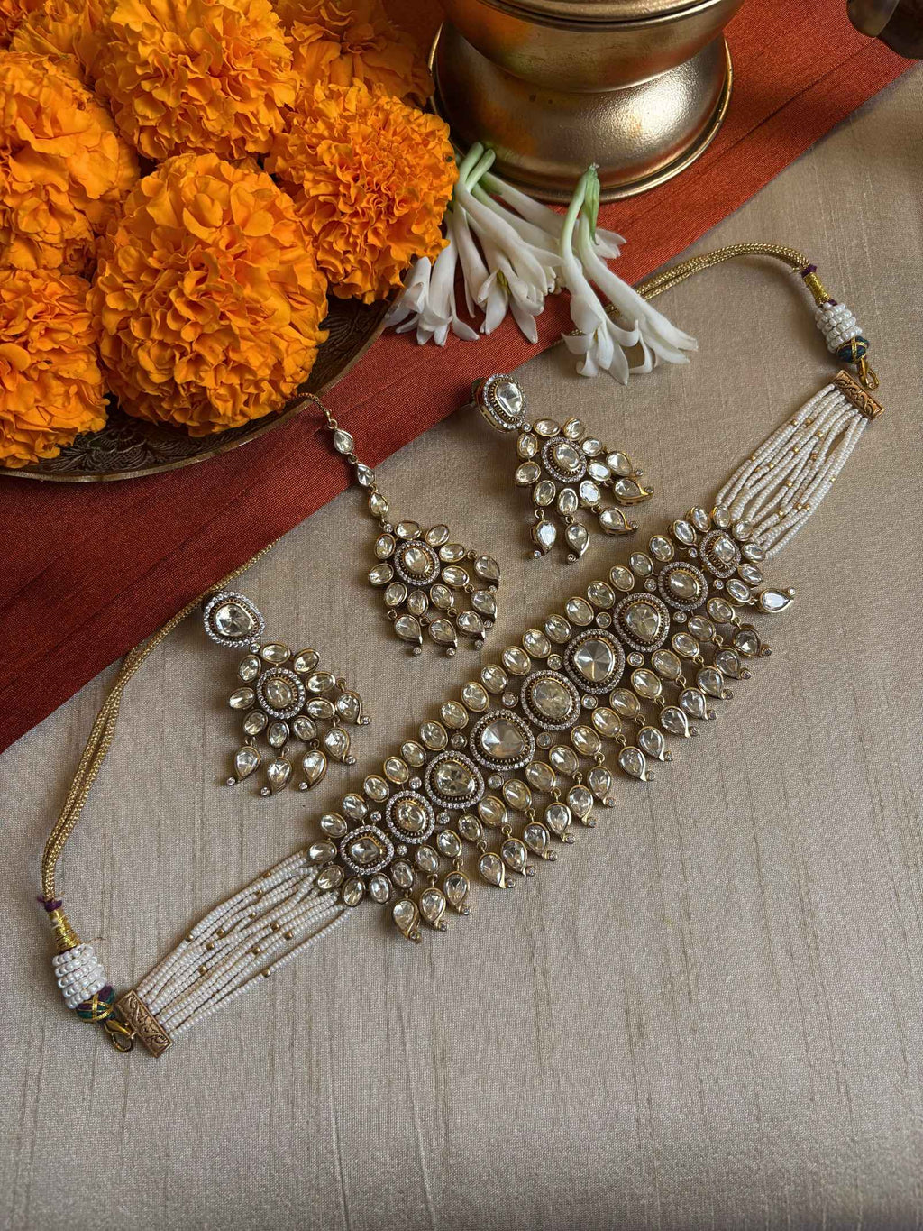 Wajood Polki Necklace Set